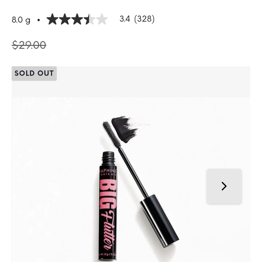 Seraphine Botanicals Big Flutter Lifting Mascara — Onyx